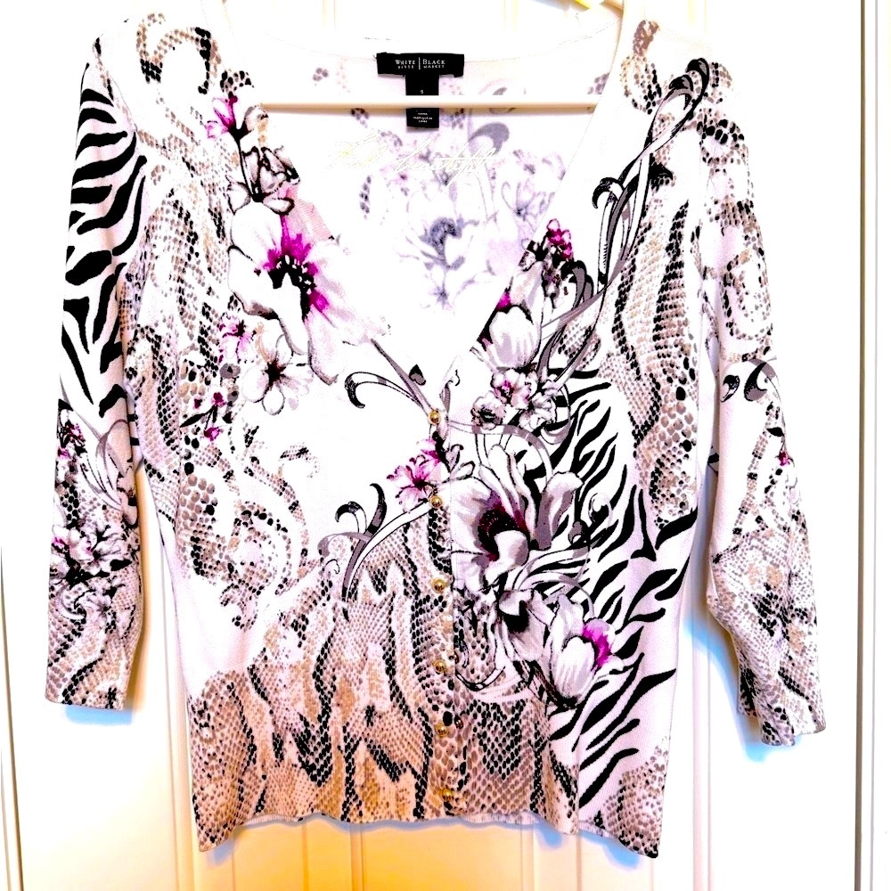 Black and White Market Sweater.